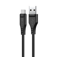  USB kabelis Acefast C3-04 USB-A to USB-C 1.2m black 